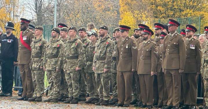 Leicester falls silent at Arch of Remembrance on 100th anniversary of memorial's unveiling