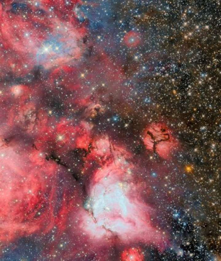 Estrellas bebés soplando burbujas