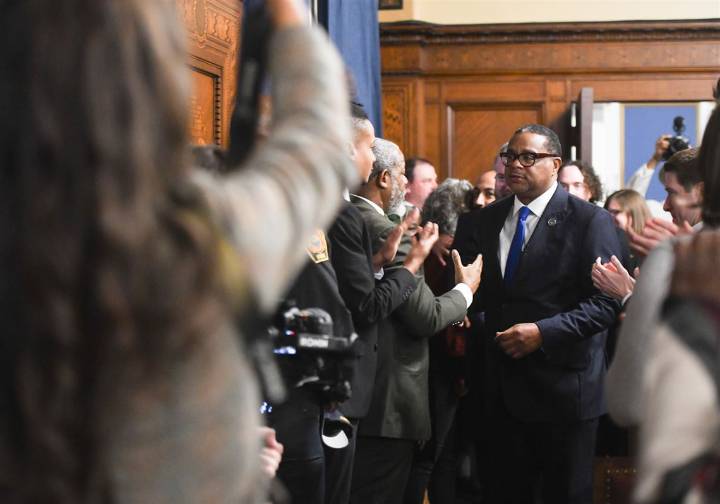 Gainey touts progress and warns of fiscal challenges ahead in final budget address