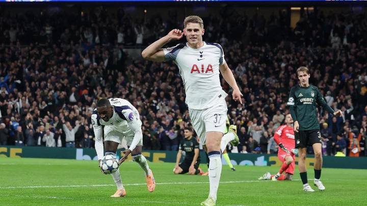 Tottenham fulmina 4-0 al Copenhague de Rodrigo Huescas