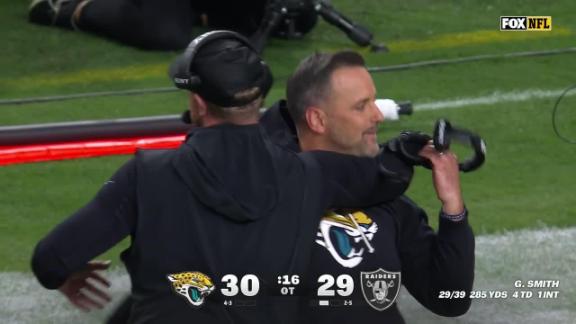 Trevor Lawrence scores in OT and Jags' DaVon Hamilton denies Raider...