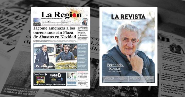 La portada de La Región de este viernes, 28 de noviembre