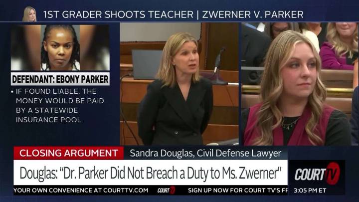 Defense Closing: ‘Dr. Ebony Parker Did Not Breach a Duty to Abby Zwerner’