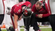 Baker Mayfield suffers sprained left shoulder in loss to Rams