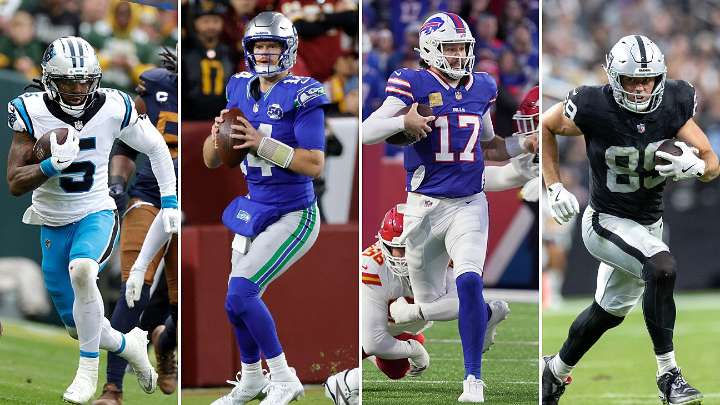 Dowdle, Darnold, Allen or Bowers: NFL Week 9 'Himmy' Award