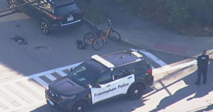 Bicyclist killed in hit-and-run crash in Framingham, driver arrested