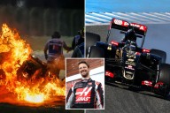 F1 driver Romain Grosjean tells how he survived horror crash which saw him stuck in a flaming cockpit for 27 seconds