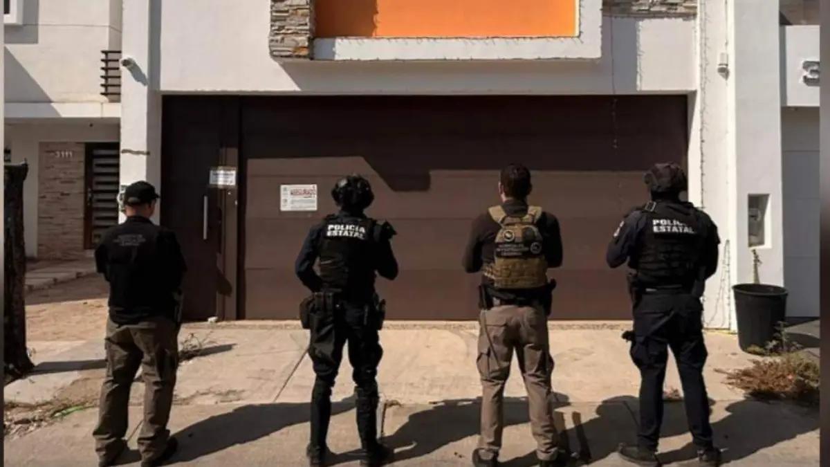 Aseguran fusil, cartuchos y vehículo durante operativo en el fraccionamiento Cataluña