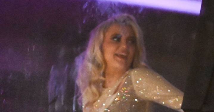 Coronation Street's Lucy Fallon 'crazy in love' as she celebrates 30th with footballer beau and co