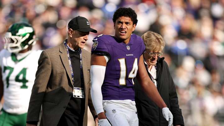John Harbaugh says Kyle Hamilton avoided a serious ankle injury