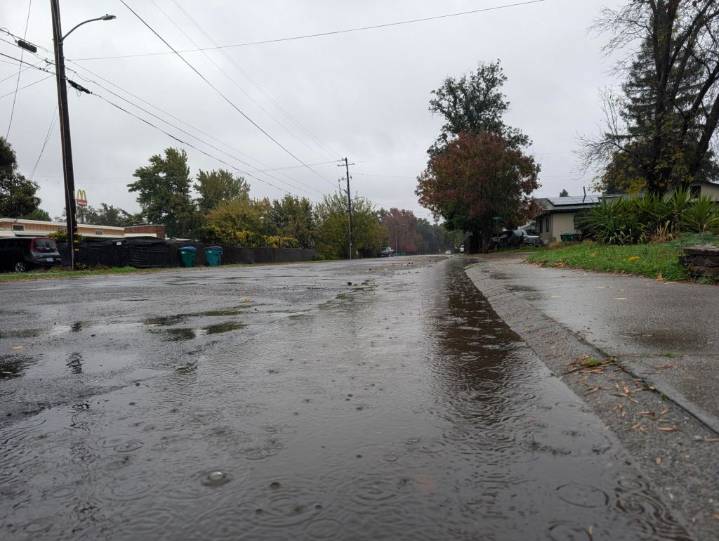Stormy weather works its way through Butte County