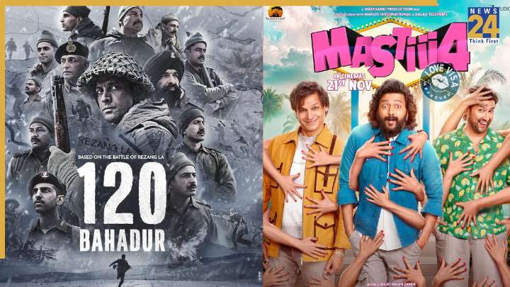 120 Bahadur vs Mastiii 4 box office collection day 1: Which movie is leading in theatres? Check earnings here