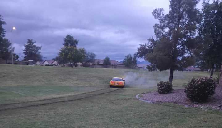 Arrest follows fiery solo sports-car crash in Meadows