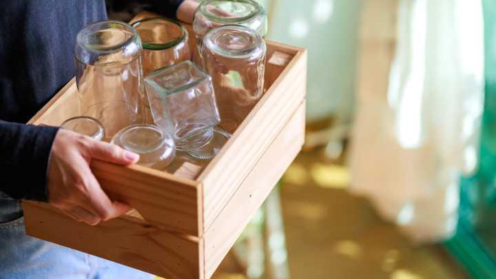Remove Sticky Labels From Glass Jars With A Bit Of A Kitchen Essential