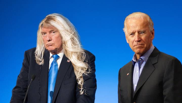 Trump Throws Biden Off His Game By Wearing Luscious Women's Wig To Debate