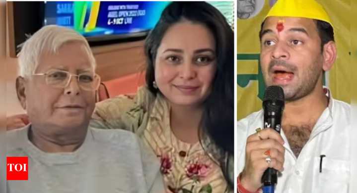 'Will bury those who attack family': Tej Pratap says insult to Rohini 'unbearable'; makes heartfelt appeal to Lalu