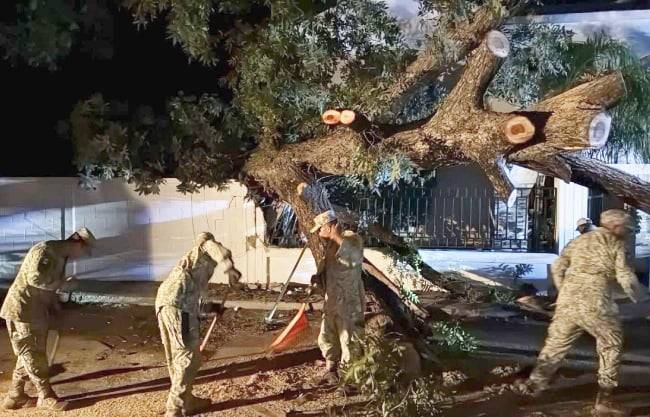 Apoya Ejército en labores de limpieza