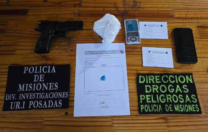 Cayó en Posadas un dealer con cocaína valuada en 7 millones