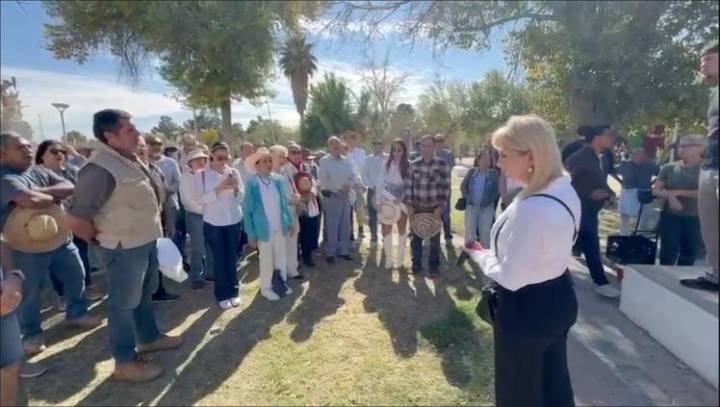 Solo asistieron 40 personas a marcha hacia presidencia en Juárez