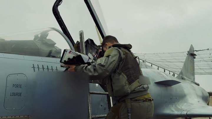 Ukrainian Mirage 2000 Sports Kill Markings of Russian Cruise Missiles