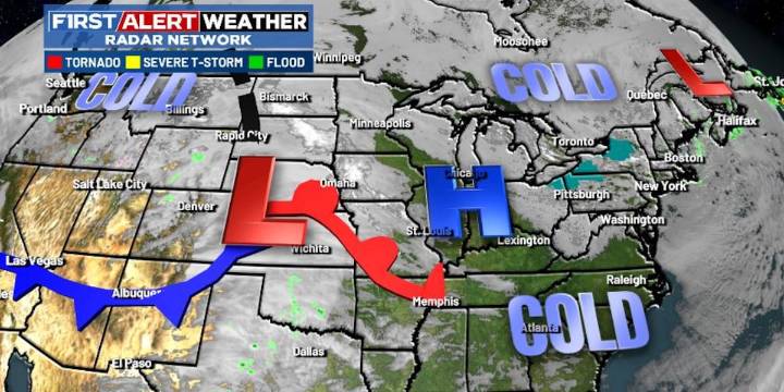 FIRST ALERT | Chris Bailey tracks a weekend winter weather maker