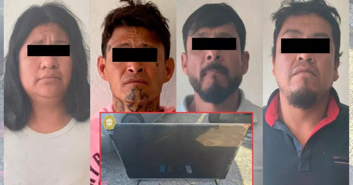 Comando familiar asalta casa en Iztapalapa y se lleva hasta la pantalla