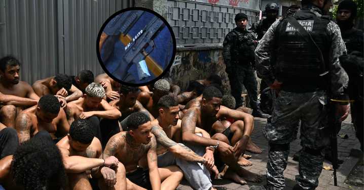 Fusil peruano fue hallado en arsenal del Comando Vermelho tras megaoperativo en Río de Janeiro, Brasil