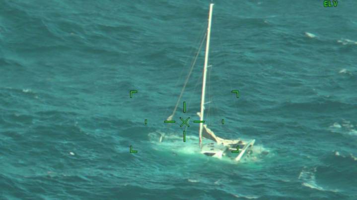 Five people rescued from sinking sailboat off the coast of Cape Hatteras