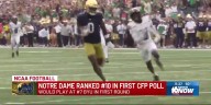 Notre Dame ranked No. 10 in first College Football Playoff rankings