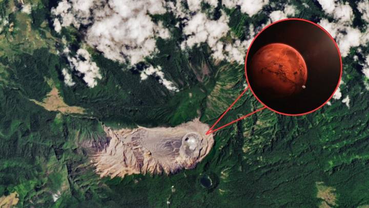 La NASA fotografía un volcán de Latinoamérica y descubre que es un “gemelo” del Marte primitivo