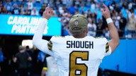 Rookie Tyler Shough throws for 2 TDs to earn first win as Saints defeat Panthers 17