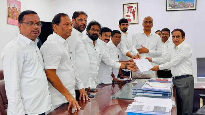 BRS Leaders complains EC against Congress for misusing power 'Jubilee Hills By