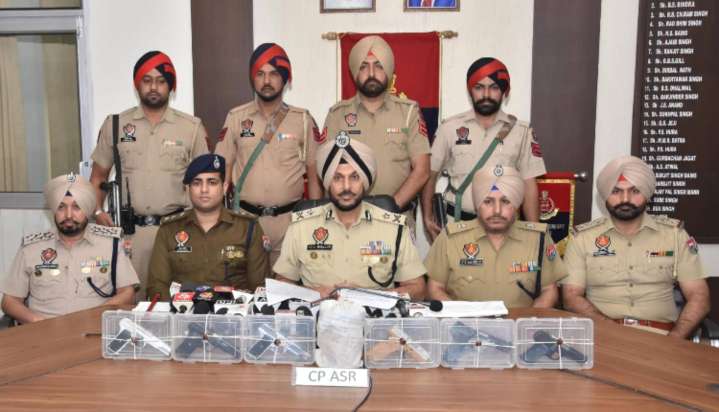 Punjab Police Dismantle Pakistan-Linked Arms, Narco Network; Five Held