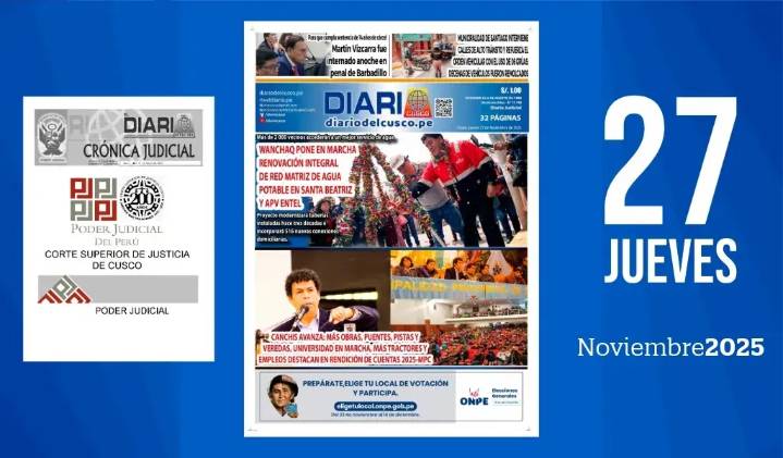 Edición Impresa | Jueves 27 11 2025