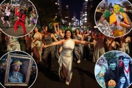 Fright night NYC Village Halloween Parade 2025: Revelers go wild in elaborate costumes