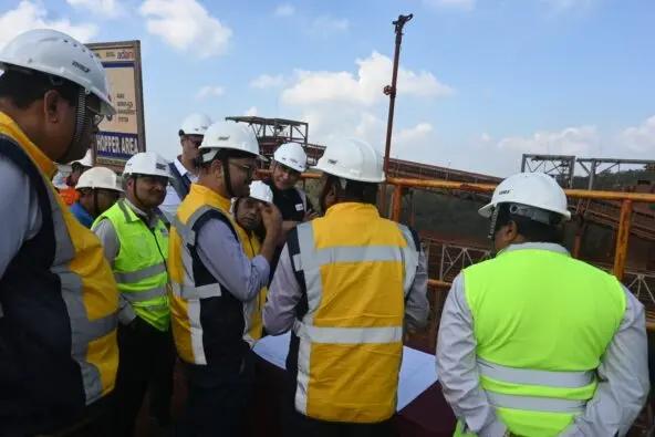 Odisha Mining Corporation MD Reviews Production, Projects At Kurmitar Iron Ore Mines