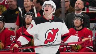 Simon Nemec scores third goal of game in OT as Devils top Blackhawks
