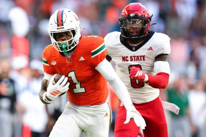 Hurricanes keep moving up College Football Playoff rankings