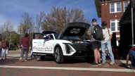 MSU students showcase eco-friendly electric vehicle on