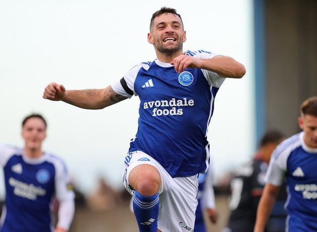 Glenavon striker confirms he is leaving club less than an hour after scoring crucial goal against Ballymena