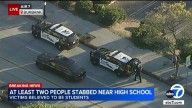 Arrests made after 2 teenagers stabbed near Burbank High School