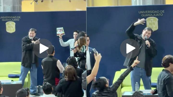 Corren a Noroña de la Universidad de Guanajuato: ‘tu gobierno dejó morir a Carlos Manzo’