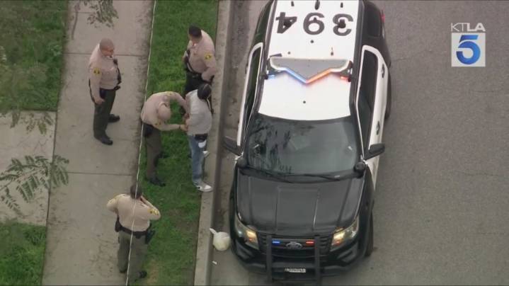 Possible robbery, kidnapping suspects arrested after South Los Angeles chase