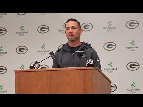 Packers coach Matt LaFleur on Tucker Kraft's season