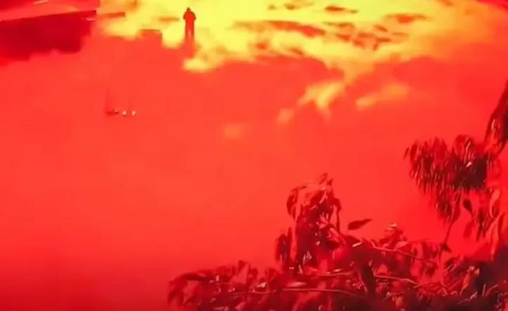 Nuevo video del incendio en Ezeiza: así fue el momento de la explosión