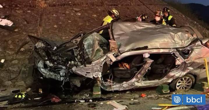 Fatal accidente automovilístico en Casablanca deja un muerto y lesionados en Ruta F