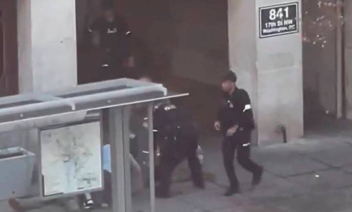 Difunden video de captura de presunto tirador cerca de Casa Blanca