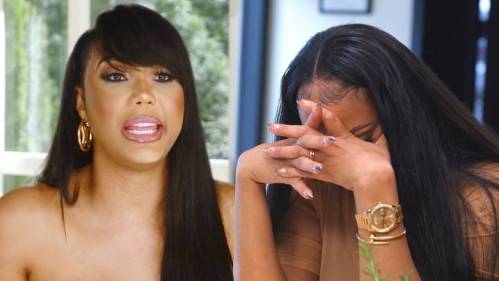 Watch Tamar Braxton Break Down Over 'Stressful' and 'Toxic' Sisters (Exclusive)