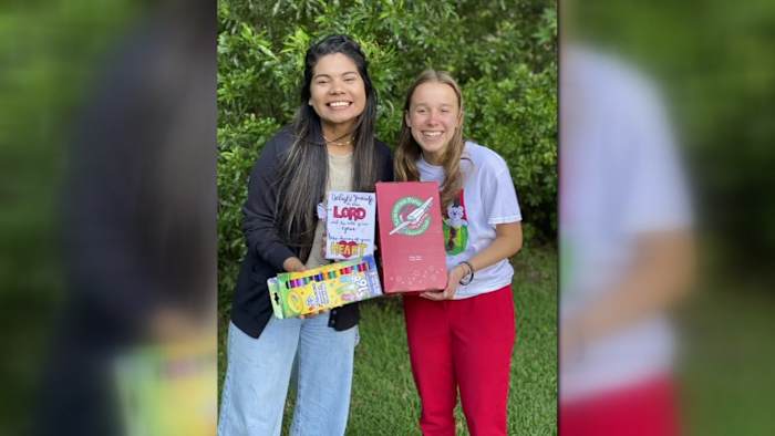 Fleming Island high schooler packs over 1,400 Christmas gift boxes while battling illness