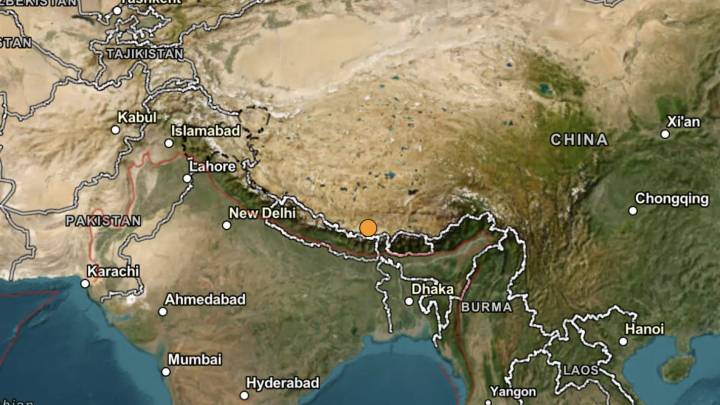 Un terremoto de magnitud 4,4 sacude el suroeste del Tíbet